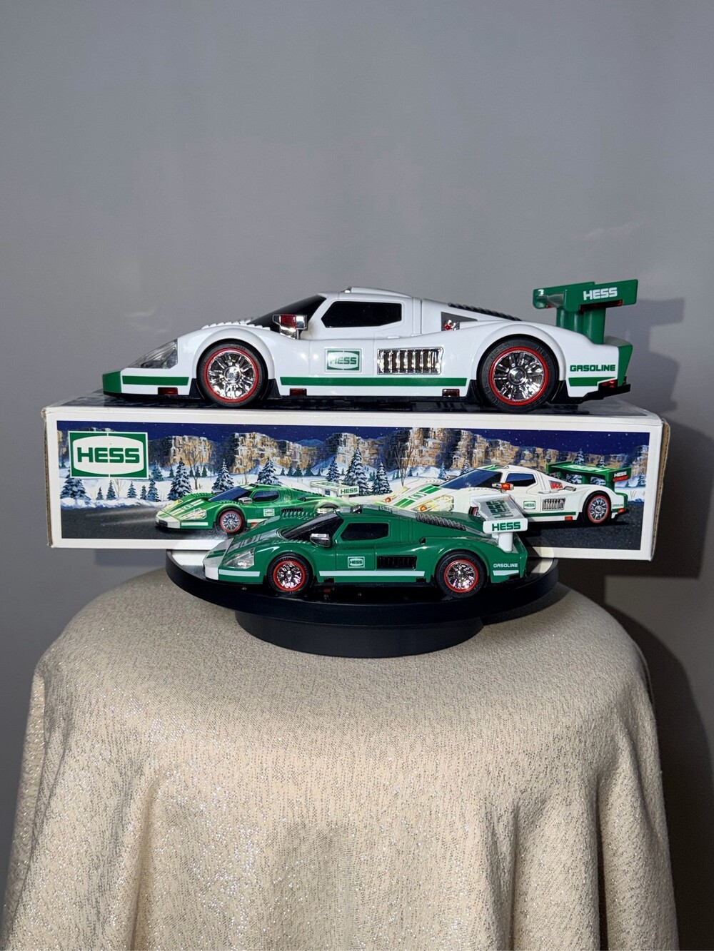 2009 Hess Toy Truck Race Car and Racer Set with Lights and Sounds
